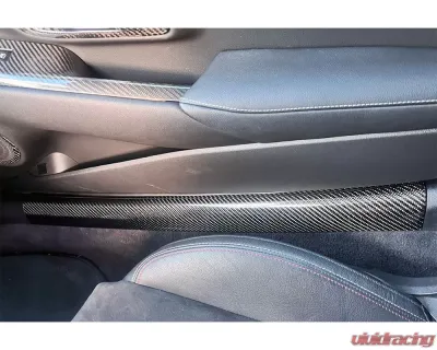 Rexpeed Dry Carbon Scuff Plate Cover Toyota Supra GR 2020+ - TS105