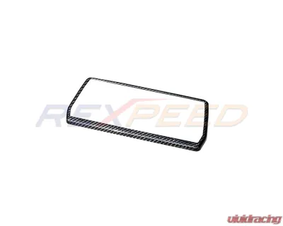 Rexpeed Dry Carbon Central Display Trim - Gloss Finish Toyota Supra GR A90 2020-2024 - TS107