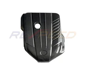 Rexpeed Dry Carbon Engine Cover Full Replacement Toyota Supra GR A90 2020-2024