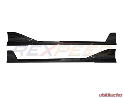 Rexpeed V10 Carbon Fiber Side Skirts Toyota Supra GR A90 2020-2024 - TS122