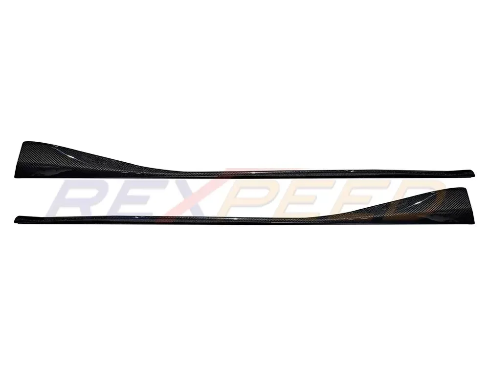 Rexpeed V5 Carbon Fiber Side Skirt Extension Toyota Supra GR A90 2020-2024 - TS125