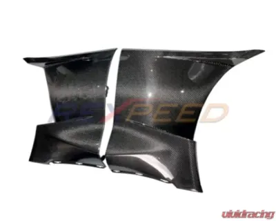 Rexpeed Gloss V6 Carbon Fiber Front Fender Duct Panel Toyota Supra GR A90 2020-2024 - ts68