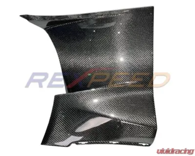 Rexpeed Gloss V6 Carbon Fiber Front Fender Duct Panel Toyota Supra GR A90 2020-2024 - ts68