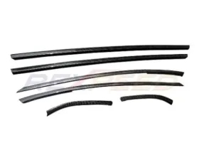 Rexpeed Dry Carbon Door & Window Moulding Cover Toyota Supra GR A90 2020-2024