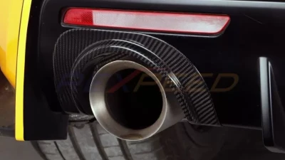 Rexpeed Dry Carbon Rear Bumper Exhaust Shield Toyota Supra GR A90 2020-2024                                     - TS114 - Image 3