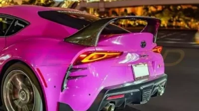 Rexpeed  V1 Carbon Fiber Rear Canards Toyota Supra GR A90 2020-2024                                     - TS103 - Image 2