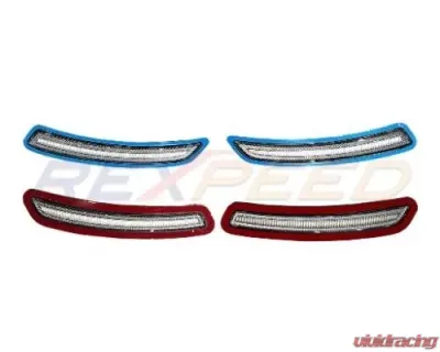 Rexpeed Front & Rear Side Markers-Clear Lens Toyota Supra GR A90 2020-2024 - TS104
