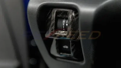 Rexpeed Dry Carbon Interior Light Switch Panel Cover Matte Subaru BRZ | Toyota GR86 2022-2024                                     - FR73M - Image 2