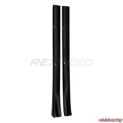 Rexpeed Dry Carbon Fiber Scuff Plate Cover Matte Subaru BRZ | Toyota GR86 2022-2024 - FR87M