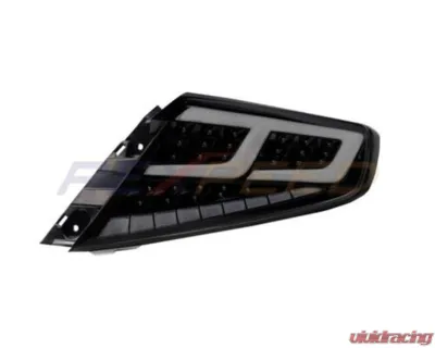 Rexpeed S4 VB Tail Lights-Smoky Black Lens+White Tubes Subaru WRX 2022+ - G104M