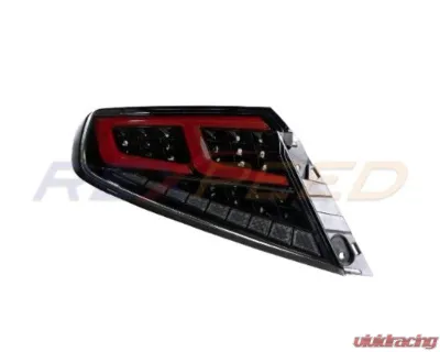 Rexpeed S4 VB Tail Lights-Smoky Black Lens+Red Tubes Subaru WRX 2022+ - G104RM