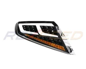 Rexpeed S4 VB Tail Lights-Clear Lens+White Tubes Yellow Signals Subaru WRX 2022+