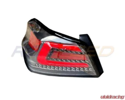 Rexpeed V1 Tail Lights-Clear Lens+White Tubes Subau WRX | STI 2015-2021 - G112