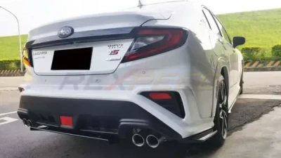 Rexpeed ST-Style Carbon Fiber Rear Bumper Extensions Subaru WRX VB 2022-2024                                     - G126C - Image 3