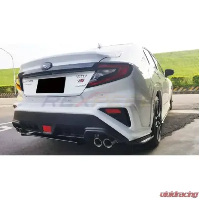 Rexpeed ST-Style Carbon Fiber Rear Bumper Extensions Subaru WRX VB 2022-2024 - G126C