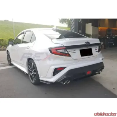Rexpeed ST-Style Carbon Fiber Rear Bumper Extensions Subaru WRX VB 2022-2024 - G126C