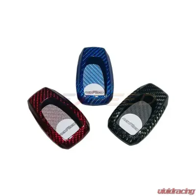 Rexpeed Dry Carbon Key Fob Cover Blue Subaru WRX 2022-2024 - G136B