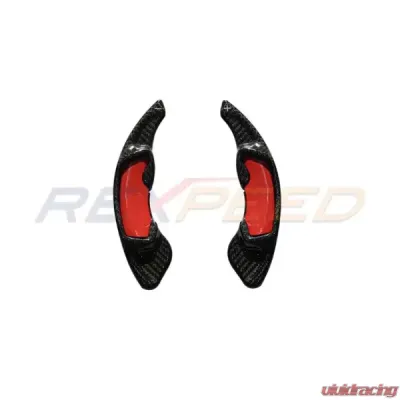 Rexpeed Dry Carbon Shift Paddles Extension Black Subaru WRX VB CVT 2022-2024 - G138