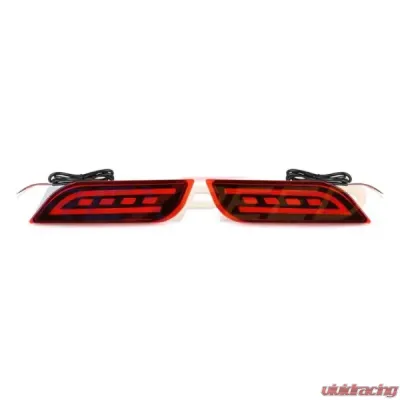 Rexpeed Rear Reflector Lights Red Subaru WRX VB 2022-2024 - G154R
