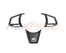 Rexpeed Dry CF Steering Wheel Cover Subaru WRX VB AT 2022-2024