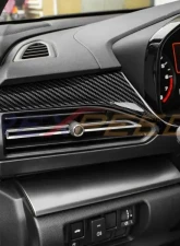 Rexpeed Dry Carbon Dash Covers Black Subaru WRX VB LHD 2022-2024                                     - G158 - Image 2