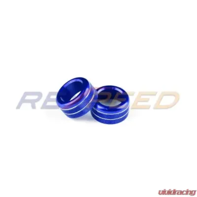 Rexpeed Aluminum Alloy Screen & Mirror Knobs Blue Subaru WRX VB 2022-2024 - G161B