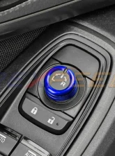 Rexpeed Aluminum Alloy Screen & Mirror Knobs Blue Subaru WRX VB 2022-2024                                     - G161B - Image 4