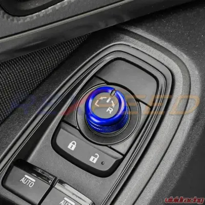 Rexpeed Aluminum Alloy Screen & Mirror Knobs Blue Subaru WRX VB 2022-2024 - G161B