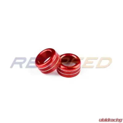 Rexpeed Aluminum Alloy Screen & Mirror Knobs Red Subaru WRX VB 2022-2024 - G161R