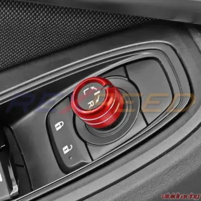 Rexpeed Aluminum Alloy Screen & Mirror Knobs Red Subaru WRX VB 2022-2024 - G161R