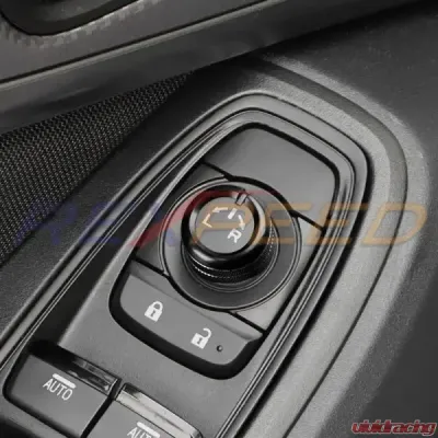 Rexpeed Aluminum Alloy Screen & Mirror Knobs Black Subaru WRX VB 2022-2024 - G161