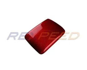 Rexpeed Dry Carbon Armrest Cover-OEM Version Red Subaru WRX VB 2022-2024