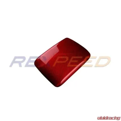 Rexpeed Dry Carbon Armrest Cover-OEM Version Red Subaru WRX VB 2022-2024 - G162R