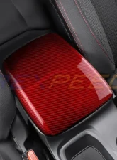 Rexpeed Dry Carbon Armrest Cover-OEM Version Red Subaru WRX VB 2022-2024                                     - G162R - Image 2