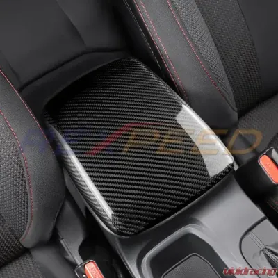 Rexpeed Dry Carbon Armrest Cover-OEM Version Black Subaru WRX VB 2022-2024 - G162