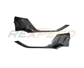 Rexpeed Dry Carbon Front Door Inner Trim Black Subaru WRX VB 2022-2024
