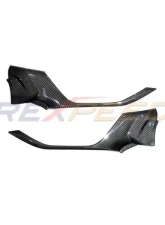 Rexpeed Dry Carbon Front Door Inner Trim Black Subaru WRX VB 2022-2024                                     - G169 - Image 2