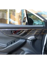Rexpeed Dry Carbon Front Door Inner Trim Black Subaru WRX VB 2022-2024                                     - G169 - Image 2