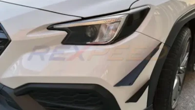 Rexpeed Dry Carbon Front Canards 4pcs Subaru WRX 2022-2024                                     - G171 - Image 2