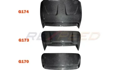 Rexpeed V3 Carbon Fiber Hood Scoop Full Replacement Subaru WRX 2022-2024                                     - G174 - Image 3