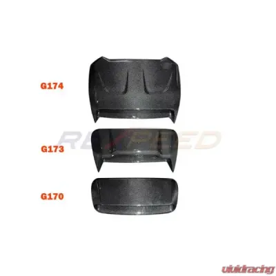 Rexpeed V3 Carbon Fiber Hood Scoop Full Replacement Subaru WRX 2022-2024 - G174