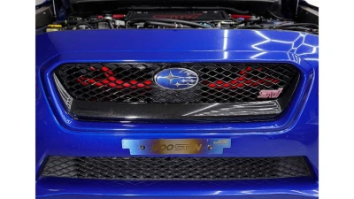 Rexpeed Aesthetics Front Brace Front Mount Intercooler Wrinkle Red Subaru STI | WRX 2015-2021                                     - G65A - Image 4