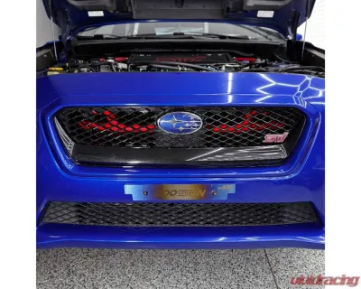 Rexpeed Aesthetics Front Brace Front Mount Intercooler Wrinkle Red Subaru STI | WRX 2015-2021 - G65A