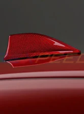 Rexpeed Dry Carbon Antenna Cover Red Subaru WRX 2022-2024                                     - G71R - Image 2