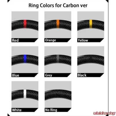 Rexpeed Carbon Fiber Black Leather Steering Wheel Matte Subaru WRX 2022-2024 - G78M