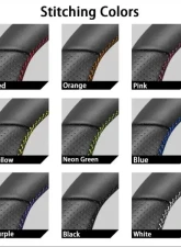 Rexpeed Carbon Fiber Black Leather Steering Wheel Gloss Subaru WRX 2022-2024                                     - G78 - Image 3