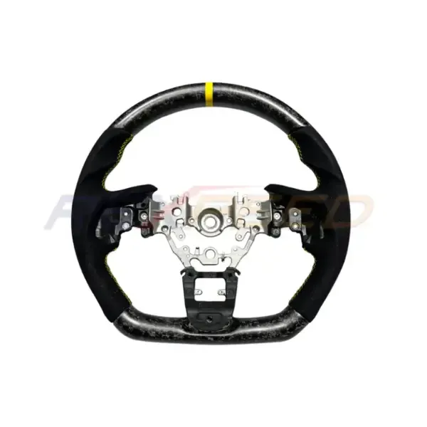 Rexpeed Forged Carbon Black Suede Steering Wheel Matte Subaru WRX 2022-2024 - G79FCM