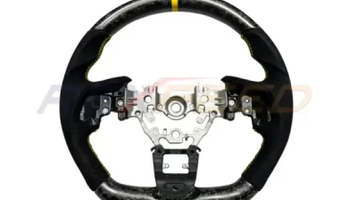 Rexpeed Forged Carbon Black Suede Steering Wheel Matte Subaru WRX 2022-2024                                     - G79FCM - Image 3