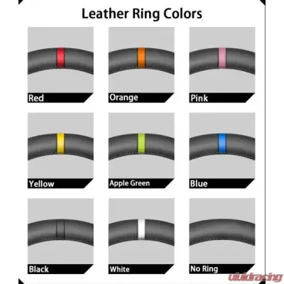 Rexpeed Black + Red Leather Steering Wheel Subaru WRX 2022-2024 - G80R