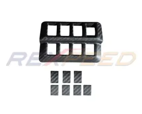 Rexpeed Dry Carbon Front Left Switch Button Covers Matte Subaru WRX 2022-2024